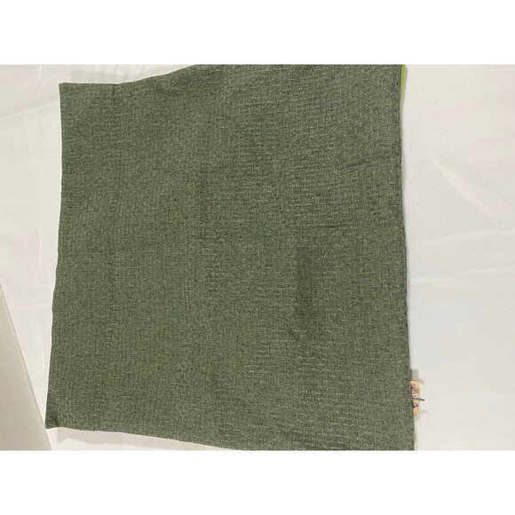 Set of 6 New Green  18”x18” 100% Organic Cotton Velvet Throw  Covers by TAVIS - Picture 5 of 12